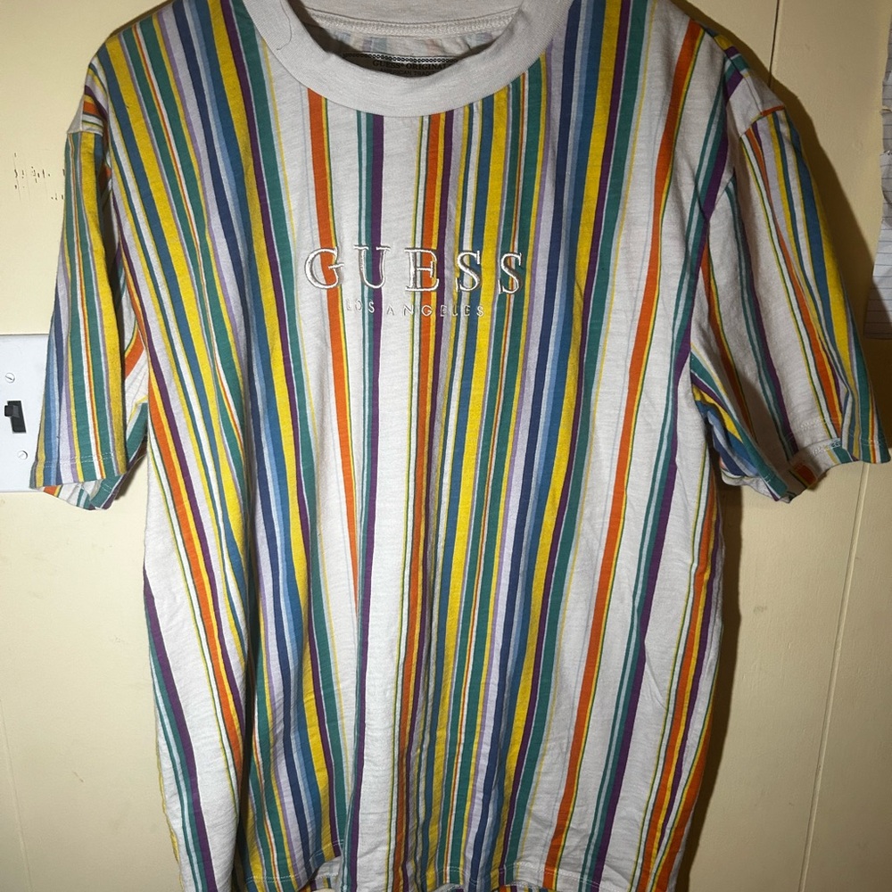 Guess Originals Pastel Striped Tee